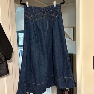 The Great denim field skirt size 3